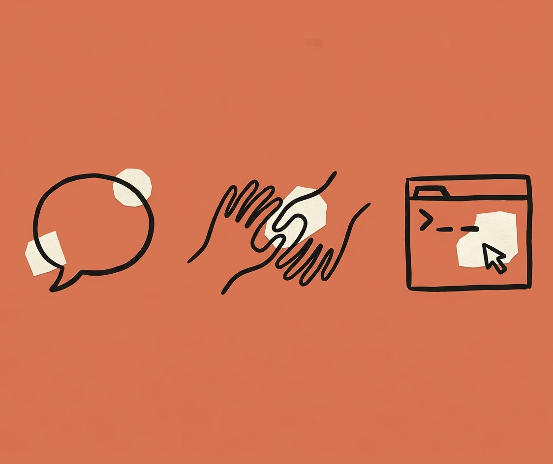 自主性光譜：Chat→Cowork→Code